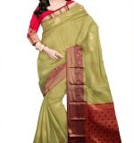 Woven Kanjivaram Cotton Soft  Saree
