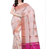 Banarasi Cotton Silk Saree  (Multicolor)