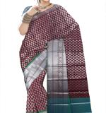 Maroon Self Design Banarasi Silk Chennai