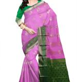 Bollywood Art Silk Saree  (Purple)