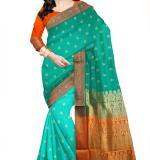 :   Kanjivaram Silk Blend Saree for Women