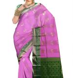 Bollywood Art Silk Saree  (Purple)