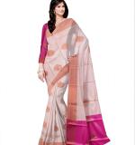 Banarasi Cotton Silk Saree  (Multicolor)