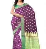 Banarasi Silk Blend Saree  Art Silk Sarees MH