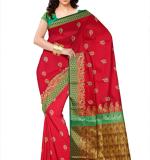 :   Woven  Cotton Soft  Saree New 2025 (Green&Blue)