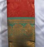 :   Woven  Soft  soft  Cotton  Saree New ( Coper silver )