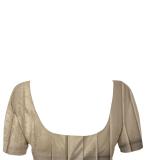 :  Resham   Banarsi  Saree  (Grey)