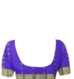 :   Woven Kanjivaram Cotton Silk Saree  (Green & Blue )