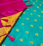 Chanderi Art Silk Saree