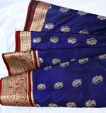 Rani Blie Paithani Silk Saree (Blue & Pink )