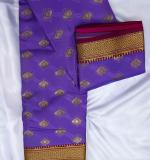 Rani Blie Paithani Silk Saree (Blue & Pink )