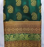 :   Woven Kanjivaram Cotton Soft  Saree (Pink&Green)