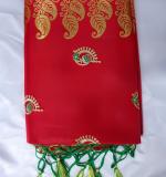 :   Woven  Cotton Soft  Saree New 2025 (Green&Blue)