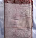 Woven  Silk Soft  Saree New (Red& Megenta)