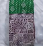:   Woven  Soft  soft  Cotton  Saree New ( Green Cotton )