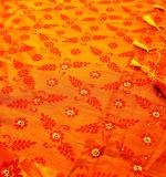 Orange Banarasi Silk