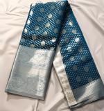 Bhagalpuri Colored Cotton Silk Saree/Sari with an unstitched Blouse Piece