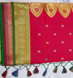 Paithani Style Art silk saree Maharastra