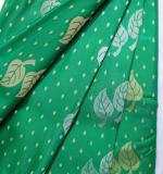 :   Woven  Cotton Soft  Saree New 2025 (Green&Blue)