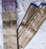 Woven  Soft  soft  Cotton  Saree New ( Darck blue Stone )