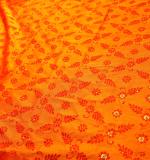 Orange Banarasi Silk