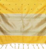 Sidhidata Women's Cotton Silk Jacquard Boardered Saree With Unstitched Blouse Piece (Kalyani)