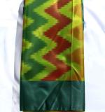 :  Green fix Design chek Party Sari  MAHARASHTRA Special