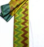 :  Green fix Design chek Party Sari  MAHARASHTRA Special