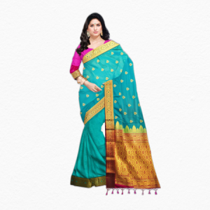Chanderi Art Silk Saree