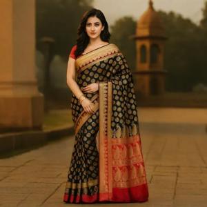 Banarasi Silk Pallu   Maharashtra   ( spesal)