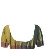 :   Woven  Soft  soft  Cotton  Saree New ( Darck & Coper silver )