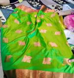 Banarsi Silk Saree  (sliver )