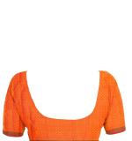 Orange Banarasi Silk