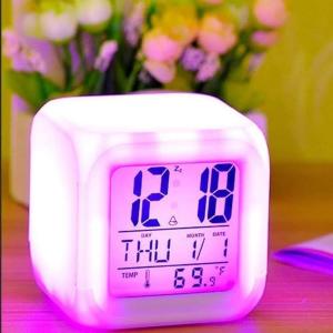 Color Changing Multicolour Clock | Digital Led Alarm Clock