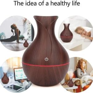 Wooden Cool‑Mist Humidifier & Aroma