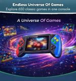 Portable Retro Handheld Game Console for Kids | 3.5" Color Screen