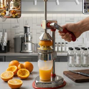 Heavy Duty Manual Hand Press Juicer Machine (1 Set)