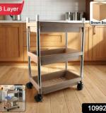 3-layer Multipurpose Storage Trolley