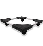 Adjustable Heavy-duty Fridge And Washing Machine Stand Base Trolley 50x50 Cm