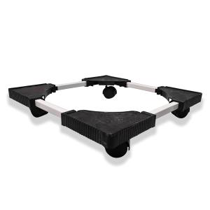 Adjustable Heavy-duty Fridge And Washing Machine Stand Base Trolley 50x50 Cm