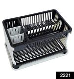 Kitchen Organizer Rack With Water Storing Traydish Rack