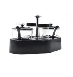 Ganesh Rendy Condiment Set For Kitchen Transparent Jar For Easy To Access Spice 1 Piece Spice Set (Plastic)