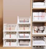 4 Layer Stackable Multifunctional Storagefor Clothes Foldable