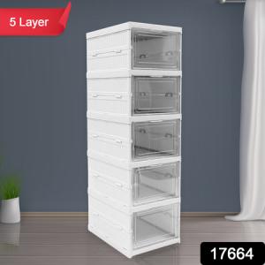 Stackable Multifunctional Storage For Clothes Foldable Drawer