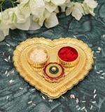 Heart Shape Kumkum Holder Elegant Pooja Accessory For Festivals