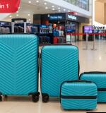 4-in-1 Luggage Set – Durable and Stylish Hard Shell Suitcase Set with 4 Different Sizes for Travel