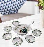 Pudding Set Used As A Cutlery Set For Serving Food Purposes And Sweet Dishes And All In All Kinds Of Household And Official Places Etc.