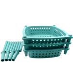 3 Layer Squre Kitchen Trolley Basket
