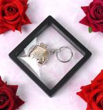 Nail Clipper Keychain With 3d Floating Frame Display Case (1 Set)