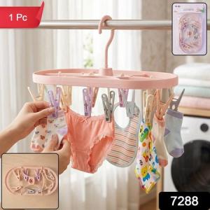 Multipurpose Plastic Hanger Clips Set Strong Clothes Gripping Tool